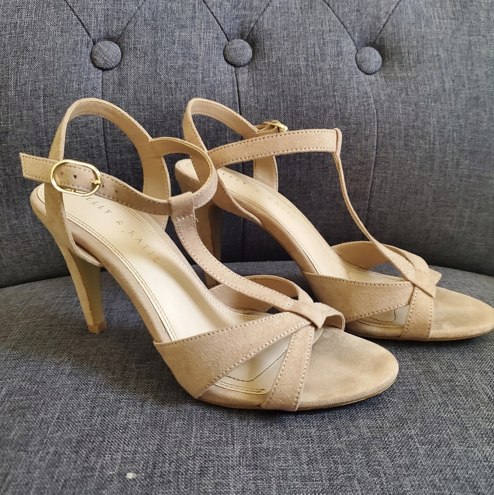Kelly & Katie Biege Heels